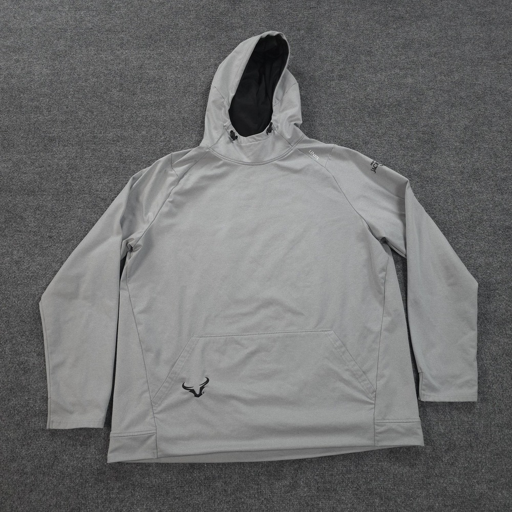 UNRL Hoodie Mens 2XL Gray Crossover II Performance Logo Pullover Golf Sports
